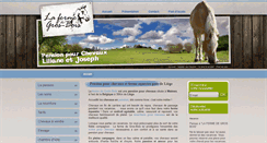 Desktop Screenshot of lafermedegrosbois.be